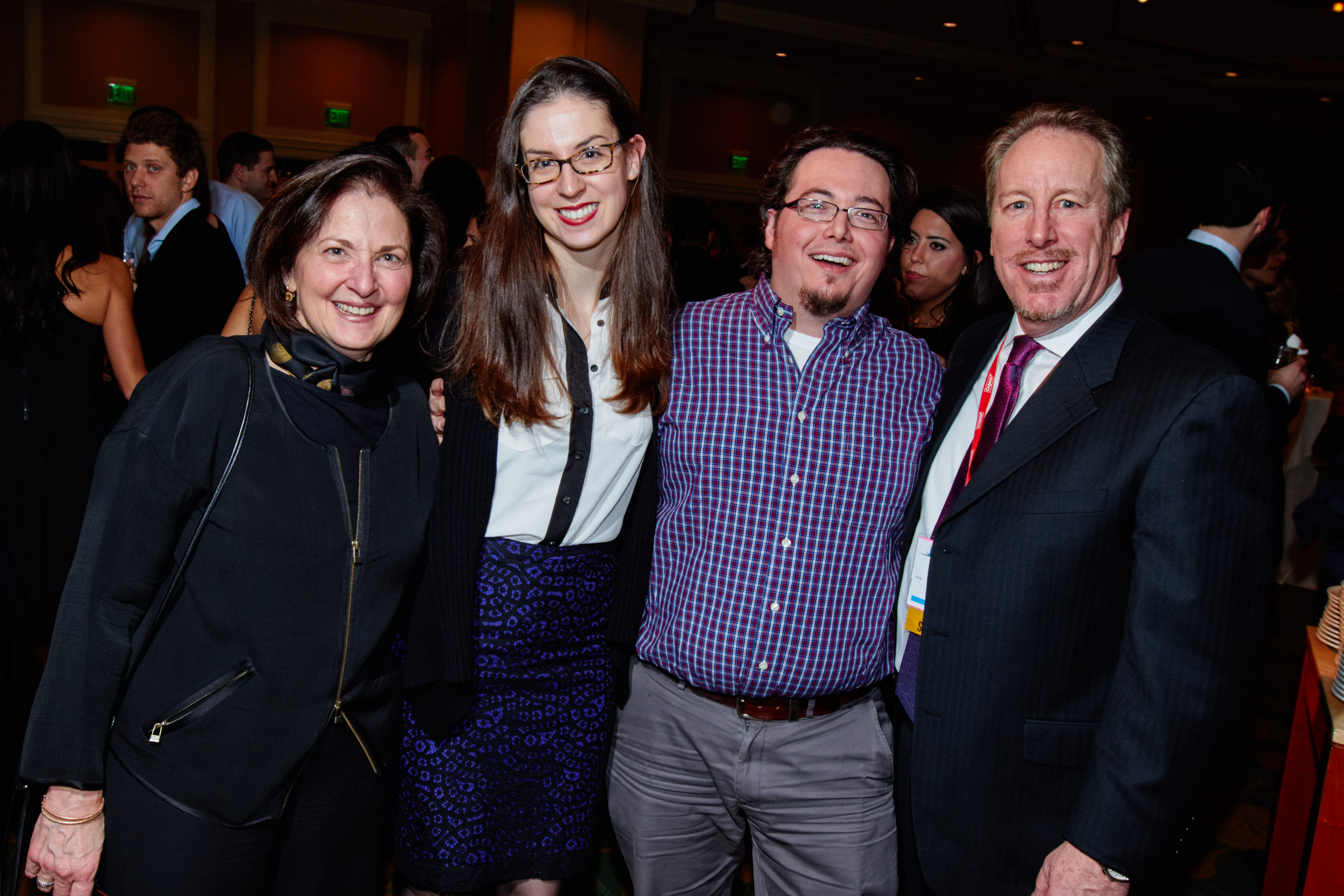 (l-r) Ronni Schnell DMD 81, Lindsey Jackson DMD 12, Mark Hartzler DMD 12, Richard Short DMD 82