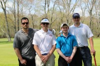The winning team (l-r) Andrew Mancini DMD 15, Jon Enright DMD 15, Lyle Smith DMD 15, and John Vasko DMD 15.