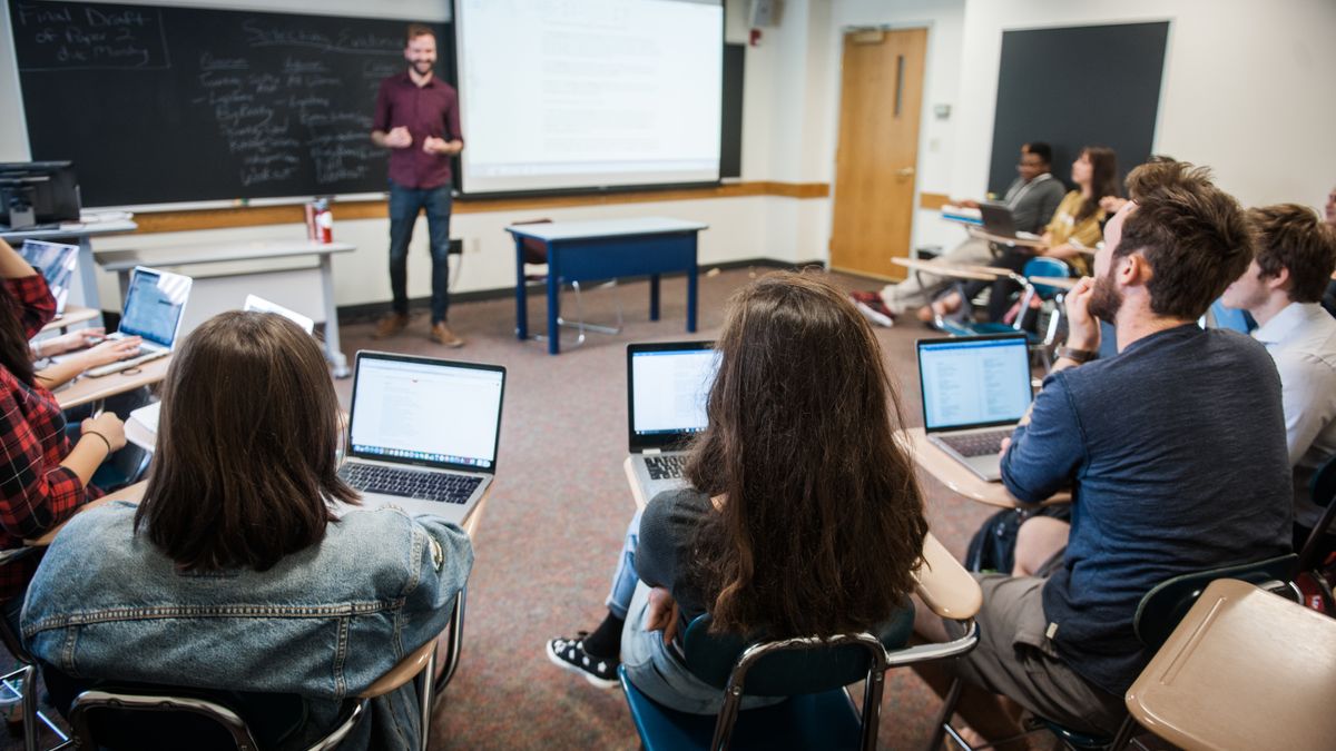 BU students in classroom