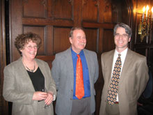 Dean Sapiro, Prof. Fewsmith, and Prof. Grimes