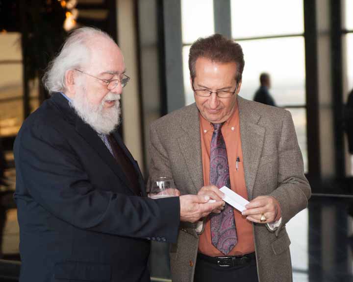 Jim Strange and Steve Dana at the MacAllister gala event