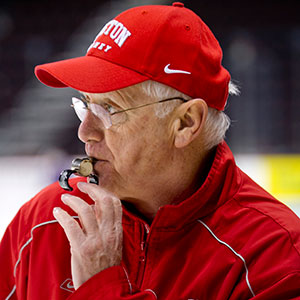 Jack Parker, head coach, Boston University BU Terriers men's ice hockey