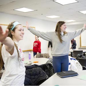 Boston University BU, School of Education SED, movement education course, elementary and special education teachers, lecturer Sara Benes