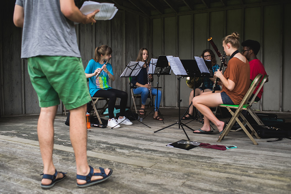 ensemble practicing