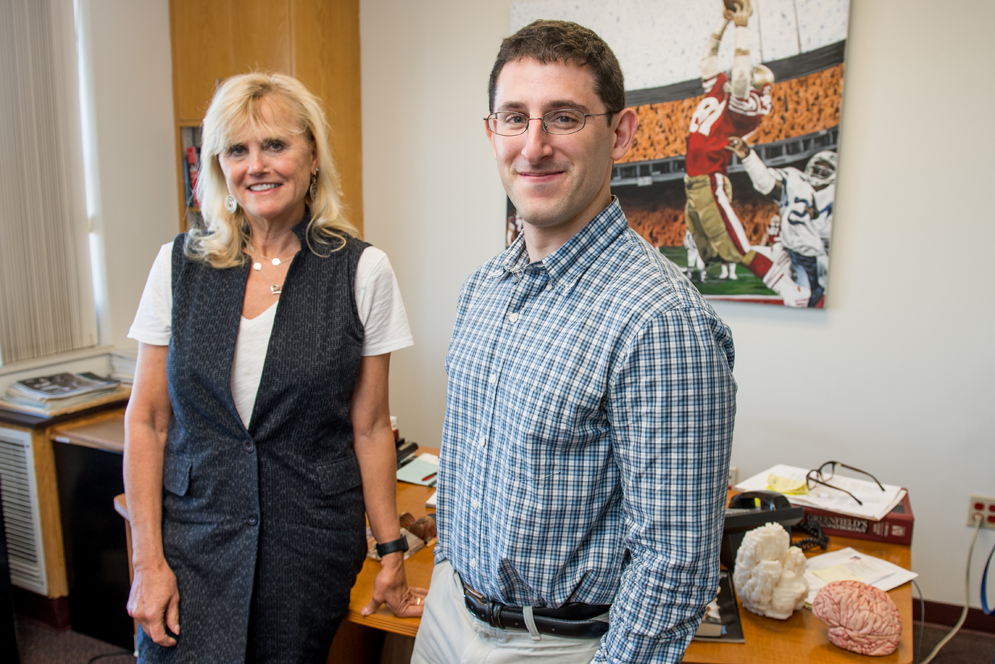 Ann McKee and Jonathan Cherry, researchers at the Boston Universtiy