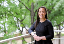 Gina Ortiz Jones (CAS’03, GRS’03) is trying to turn a US House of Representatives seat blue in the reddest of red states: Texas. Photo by Ana Isabel