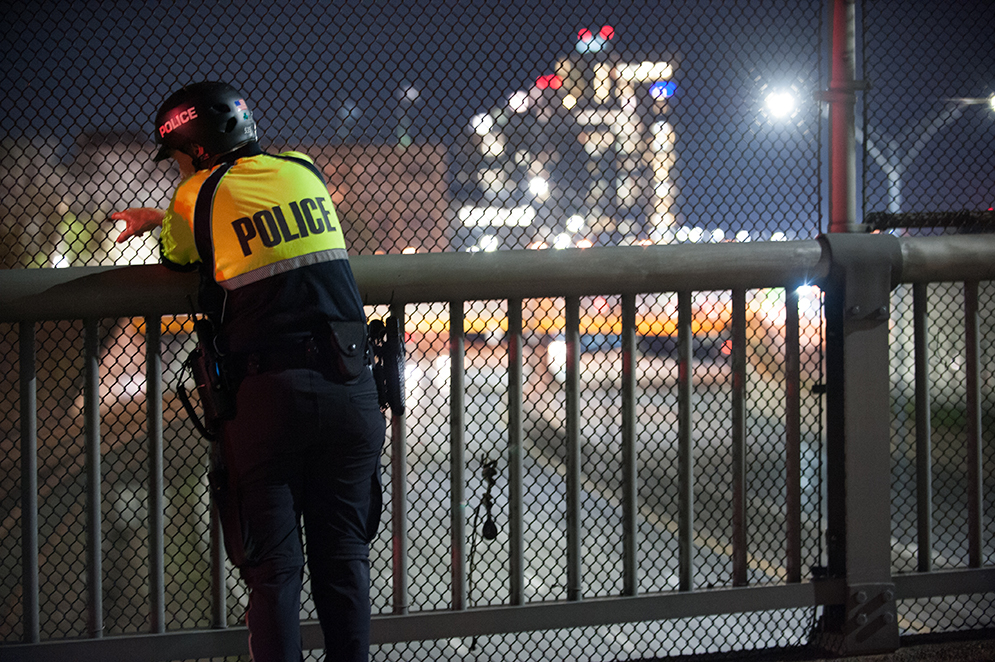 For decades, taggers have risked serious injury or death spray-painting a wall that runs along a bridge near the commuter rail in the Fenway.