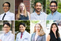 Portraits of the 8 recipients of faculty awards