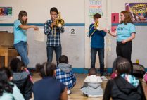 Students perform at the Boston After-School Music (BAM) program