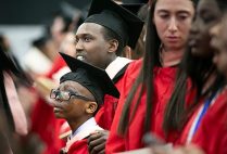 Alex & Leo at the Boston University School of Public Health convocation in 2019.