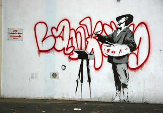Is Graffiti Art CFA professor Hugh O'Donnell on Fairey Banksy 