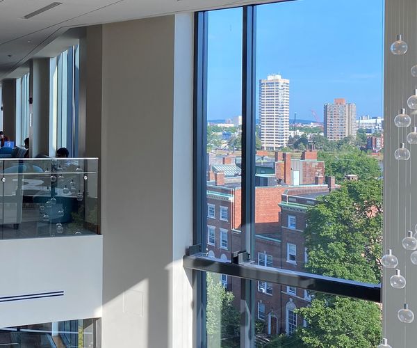 6th floor lobby of the Yawkey Center