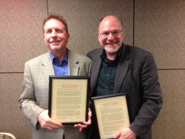 Marx-and-Wallace-Award-636x477 Arts Now instructors Bill Marx and Tony Wallace