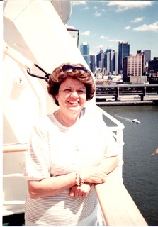 Arlette Belkin on a cruise ship