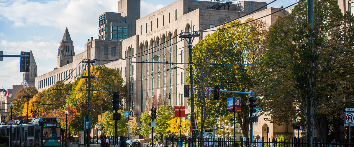 View of Tsai theater and CAS building