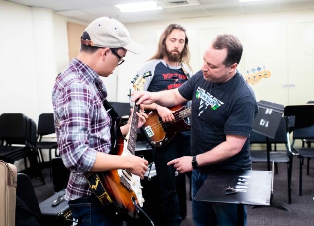 BU Today feature Teaching Music Teachers How to Rock