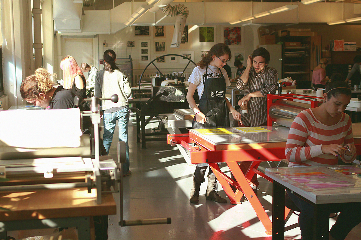 printmaking studio