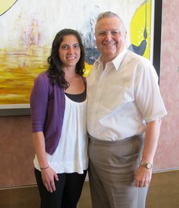 Professor Mort Hoffman & Former Student Elisa Miller Professor Mort Hoffman & Former Student Elisa Miller