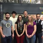 Schaus Research Laboratory - From Left to Right: Keith Barbato, Yao Jiang, Katie Summo, Ben Ravetz, Emily Allen, and Professor Scott Schaus