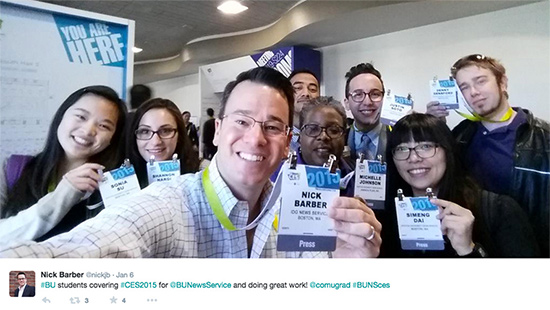 Boston University journalism students covered the 2015 Consumer Electronics Show in Las Vegas for the BU News Service. Hear student reporters, Prof. Michelle Johnson and Prof. Nick Barber share their experiences.