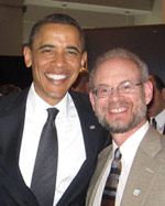 feature_jayobama Jay Winuk (’82) with President Barack Obama.