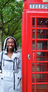 studentvoice_ashley Ashley Lisenby traveled with fellow COM students to London to cover the 2012 Summer Olympics. Photo courtesy of Ashley Lisenby.