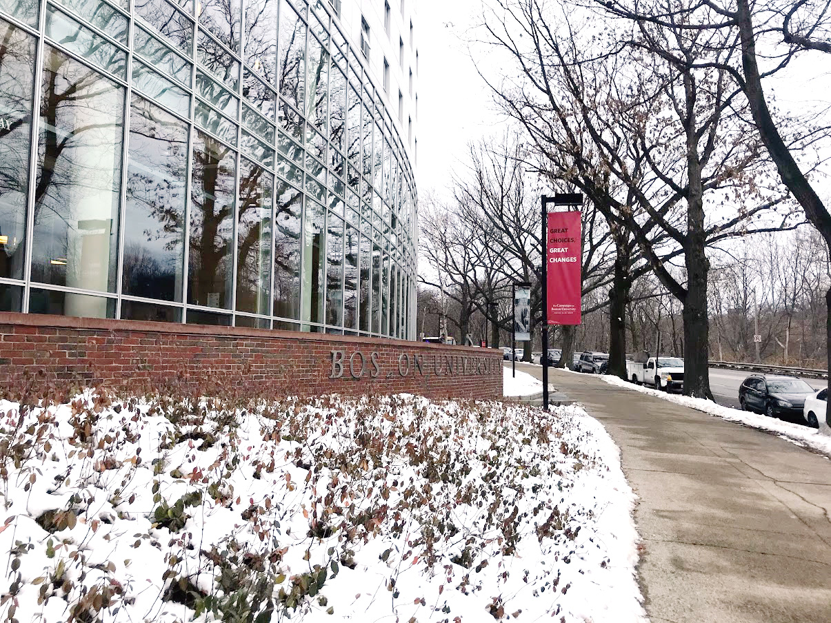 Fenway Campus in Winter