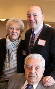 Dr. Joseph Calabrese with his parents, Angela and Joseph