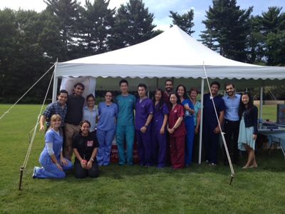 GSDM volunteers at the MassCARE Health and Fitness Fair