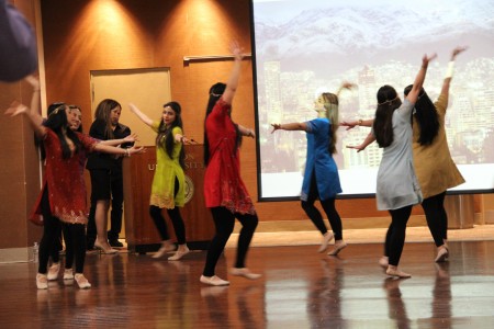 Members of the Aftab Dance Group performing