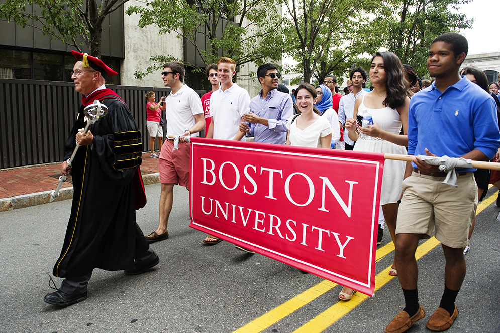 The beginning of the 2014 Matriculation Walk