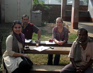 MAGDE Tithee Mukhopadhyay (MAGDE 2011) and Emily Martin (MAGDP 2011) traveled to India in November of 2010 to complete field work for their Capstone Project with the Global Development Program. The program offers two closely related MA degrees, Global Development Economics (GDE) and Global Development Policy (GDP). This highly interdisciplinary venture is a joint project of the Economics, Geography & Environment, International Health, and International Relations departments.