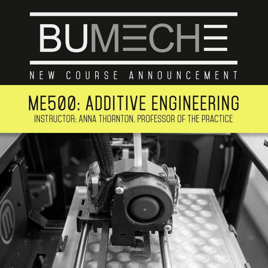 New Course Additive Manufacturing