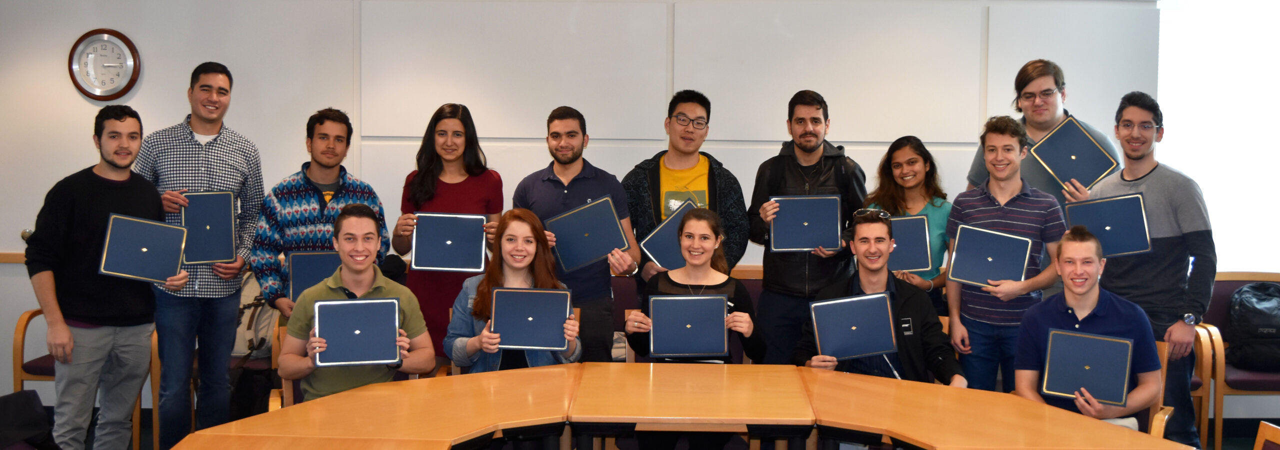 group photo of 2017 ECE Honor Society 