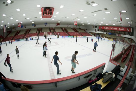 public ice skating in Boston