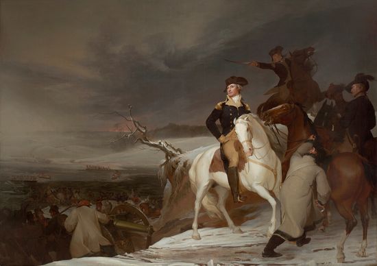 The Passage of the Delaware Thomas Sully (1783–1872)  1819. Photo courtesy of the Museum of Fine Arts, Boston.  Gift of the Owners of the old Boston Museum