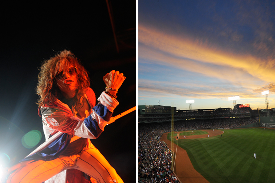 Steven Tyler and Fenway Park by Michael Ivins