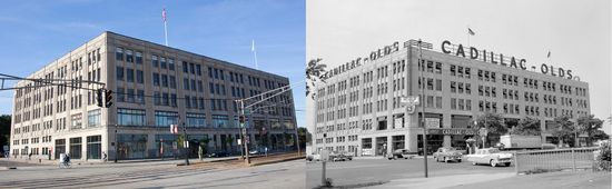 808 Commonwealth Avenue, Boston University 808 Gallery, Cadillac-Oldsmobile dealership