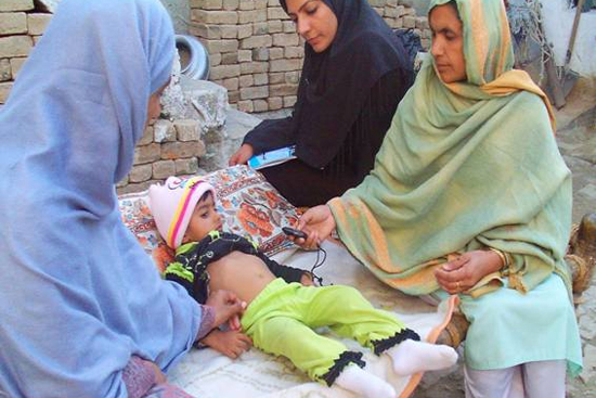 Pneumonia, Lady Health Workers