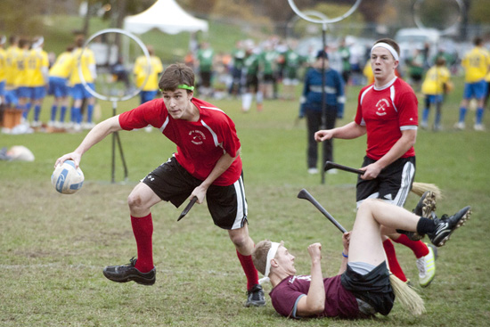 Boston University BU Quidditch, Brendan Stack, Kedzie Teller, Quidditch Summer Games 2012 Oxford England