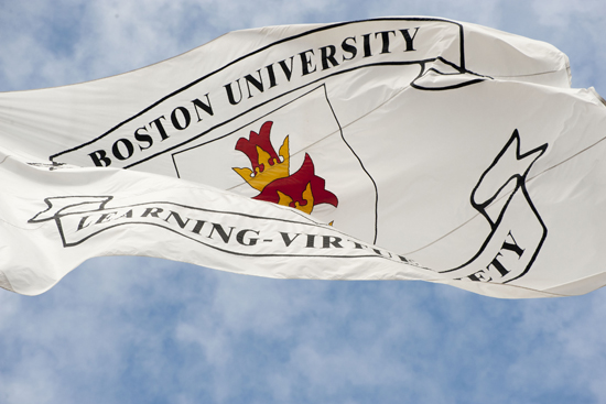 Boston University flag