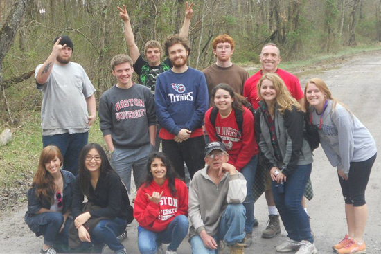 Boston University Alternative Spring Break ASB, Kincaid West Virginia