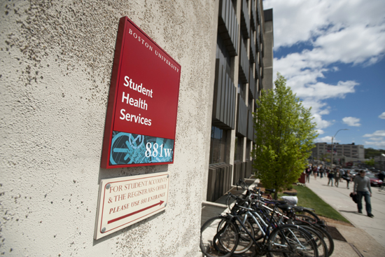 Boston University Student Health Services crisis center