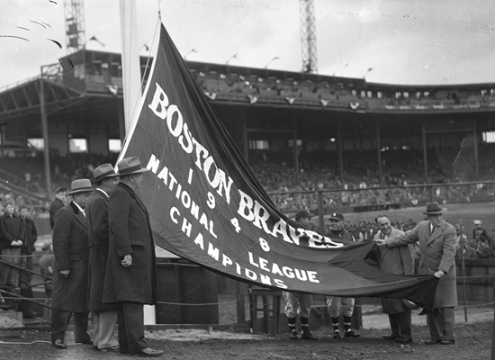 Boston Braves 1948 National League Pennant, Braves Field, Nickerson Field