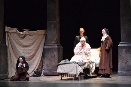 Dialogues of the Carmelites, Virginia Barney, Jonathan Cole, Amanda Tarver, Lauren Ashleigh Lyles Dialogues of the Carmelites by Francis Poulenc, BU Theatre, Boston University College of Fine Arts CFA