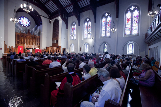 Boston University Commencement 2012, Baccalaureate service Marsh Chapel