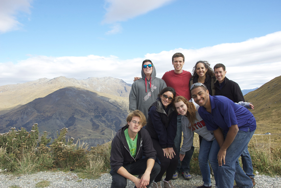 Boston University BU study abroad Auckland New Zealand 2012 students