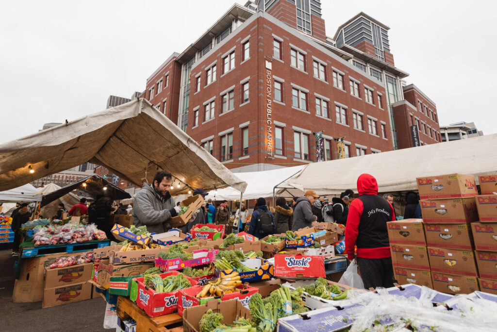 A photo of Boston Public Market.