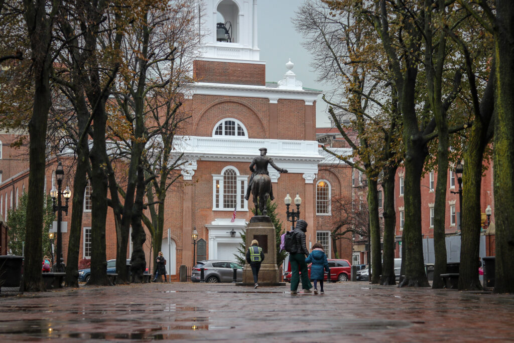 A photo of Old North Church in Boston's North End 