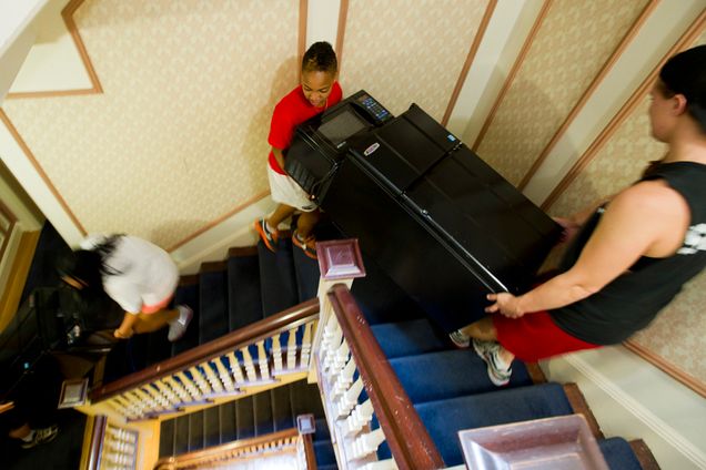 boston university BU students moving in